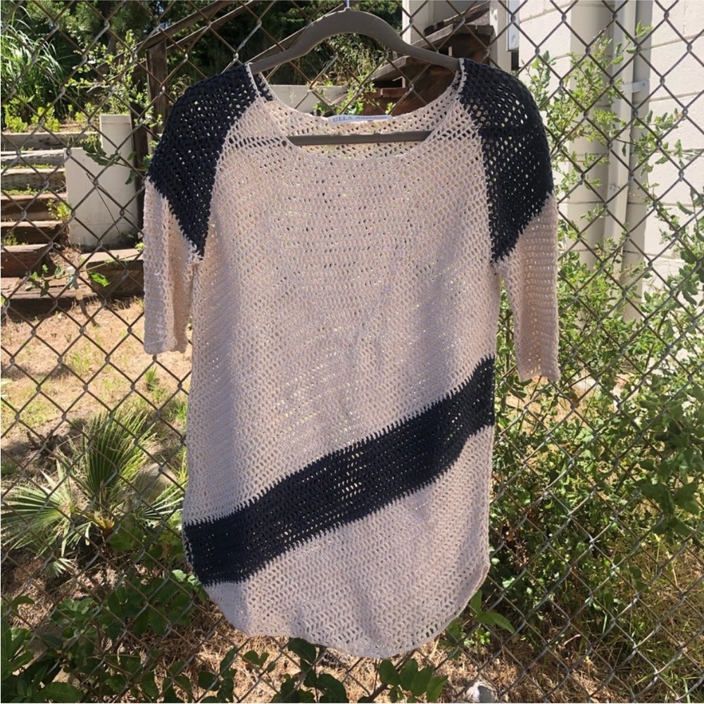 Ulla Johnson cotton crochet pullover tunic